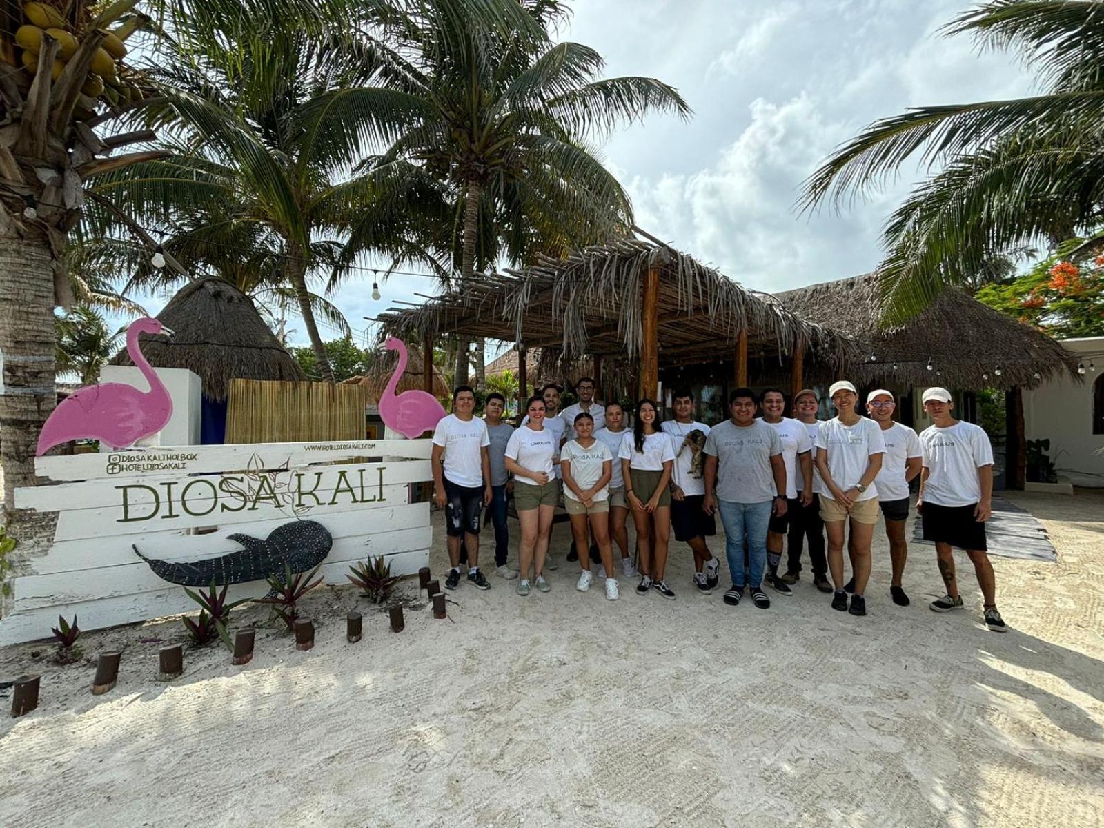 La Diosa Kali Beach Front Hotel Isla Holbox Buitenkant foto