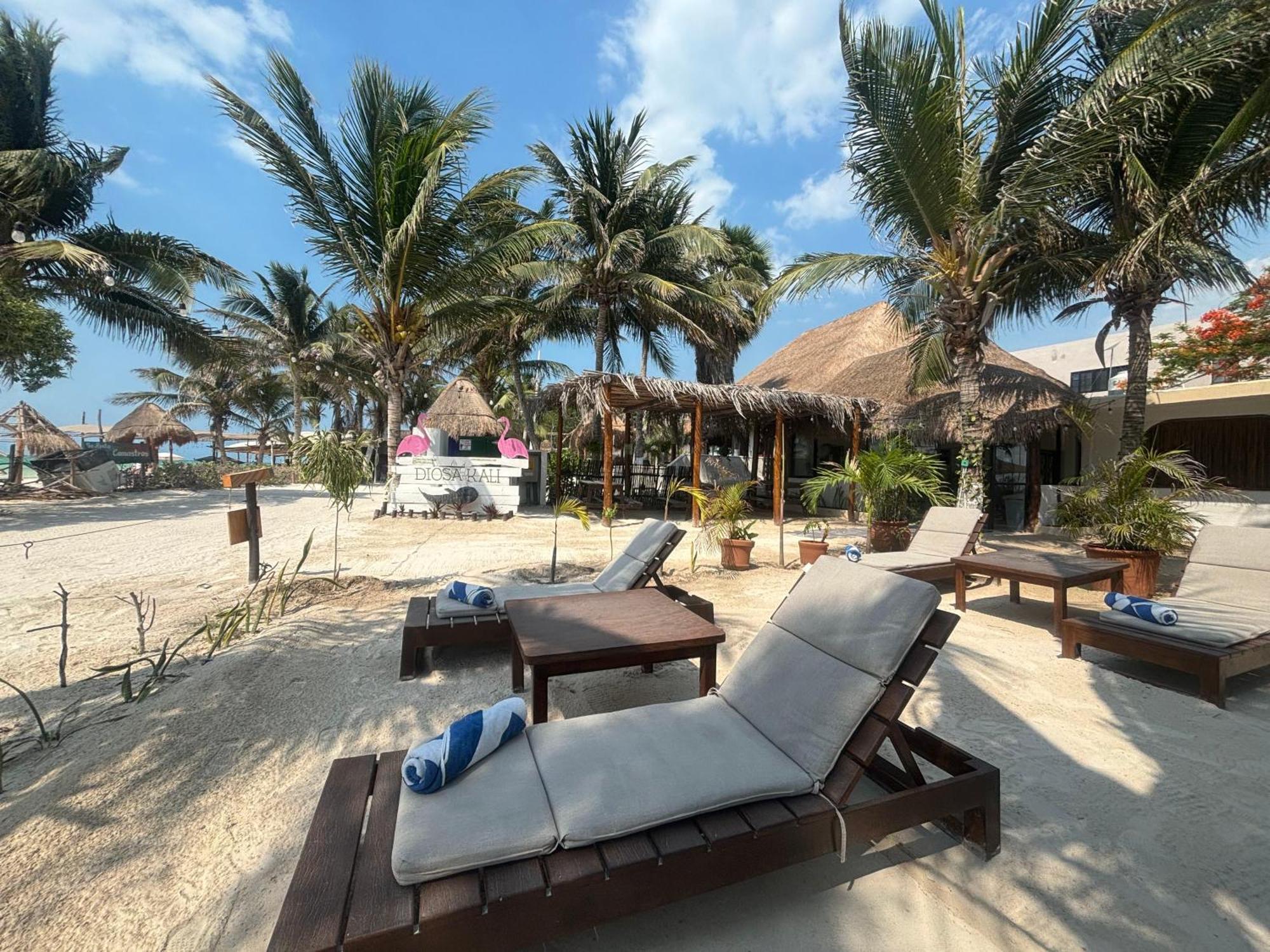 La Diosa Kali Beach Front Hotel Isla Holbox Buitenkant foto